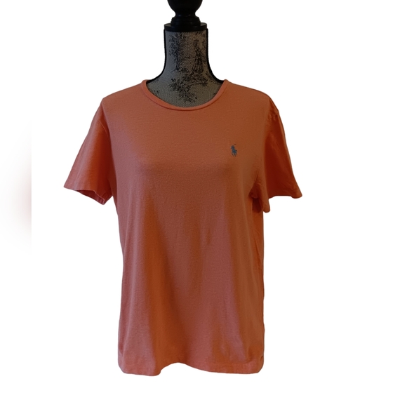 Polo by Ralph Lauren women's orange short-sleeve t-shirt size M - Picture 1 of 9